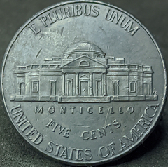 2665 - Estados Unidos 5 cêntimos, 2013 - Jefferson Nickel - Com linda coloração