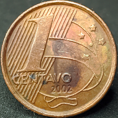 2735 - Brasil 1 centavo, 2002