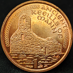 2768 - Ilha de Man 1 penny, 2001