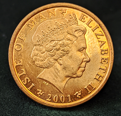 2768 - Ilha de Man 1 penny, 2001 - comprar online