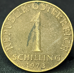 2783 - Áustria 1 schilling, 1973