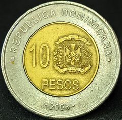 2784 - República Dominicana 10 pesos, 2008