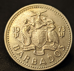 2811 - Barbados 25 cêntimos, 1973 - comprar online