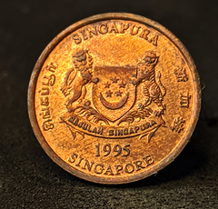 2828 - Singapura 1 cêntimo, 1995 - comprar online