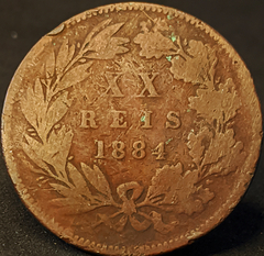 2846 - Portugal 20 reis, 1884