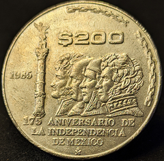 2865 - México 200 pesos, 1985 - 175° Aniversário da Independência