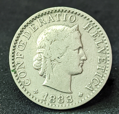 2892 - Suíça 20 rappen, 1883 - comprar online