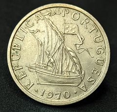 2908 - Portugal 5 escudos, 1970 - Com brilho de cunho - comprar online