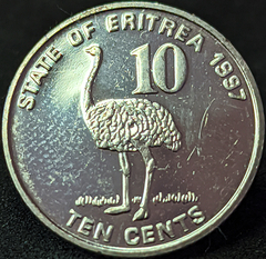 2911 - Eritreia 10 cêntimos, 1997