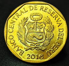 2921 - Peru 20 cêntimos, 2016 - Com brilho de cunho - comprar online