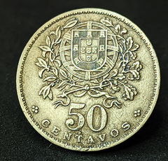 2927 - Portugal 50 centavos, 1928 - Com linda pátina