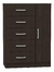 CHIFFONIER ORLANDI 90CM 5 CAJONES 1 PUERTA - comprar online