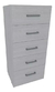 CHIFFONIER ORLANDI 60CM 5 CAJONES - comprar online