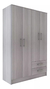 PLACARD ORLANDI BAHIA 121CM 4 PUERTA 2 CAJONES