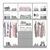 PLACARD ORLANDI MELAMINA DOS CUERPOS 212CM 12 PUERTAS 4 CAJONES - Selectogar
