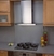 Imagen de CAMPANA DE COCINA SPAR VETRO 90CM ACERO