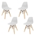 SILLA UNICAN EAMES BLANCO O NEGRO (X4)