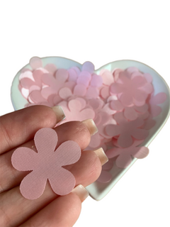 FLOR EM CETIM DUPLO (3CM)- 50 CORTES