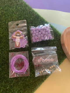 KIT TERÇO INFANTIL LILAS