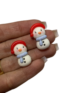 BONECO DE NEVE NATALINO TÍMIDO - 2 UNIDADES