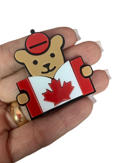 URSO COM LIVRO MAPLE BEAR EM ACRÍLICO (4CM)- UNIDADE