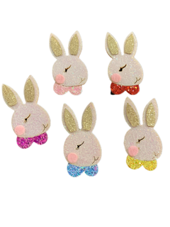 COELHINHO GRAVATINHA LONITA GLITTER - 5 UNIDADES
