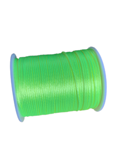 FIO DE SEDA (RABO DE RATO) AMARELO NEON (1MM)- 5 METROS
