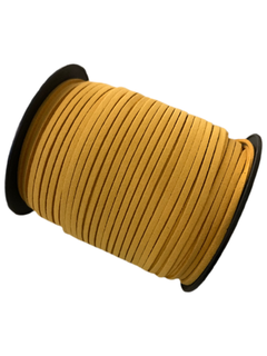 FIO DE CAMURÇA AMARELO COURINO (3MM)- 2 METROS