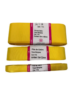 FITA GORGORÃO SANDING AMARELO (COR 115)- 10 METROS