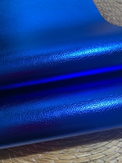 LONITA METALIZADA CRAQUELADA AZUL (24X40CM)- 1 UNIDADE - comprar online