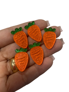 CENOURINHAS EM ACRÍLICO GLITER (2CM)- 04 UNIDADES