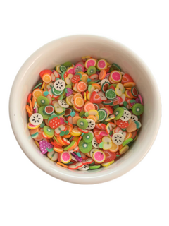 MINI FRUTAS SORTIDAS (0,5CM)- 10 GRAMAS
