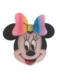 MINNIE LAÇO TIEDAY 3D COM BRILHO (5CM)- 2 UNIDADES