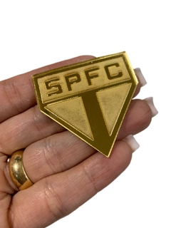 ESCUDO DO SÃO PAULO DOURADO (GRAVADO)- UNIDADE