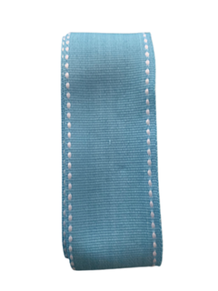 FITA PESPONTADA IMPORTADA AZUL CLARO (40MM)- 5 METROS