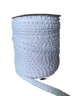 FITA PARA ENCAPAR TIARA BRANCA BORDINHA (10MM) - 3 METROS