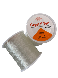 FIO DE SILICONE PARA PULSEIRAS (0,8MM)- ROLO 100 METROS