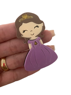PRINCESA SOFIA CURVADA PARA TIARA (7CM)- UNIDADE