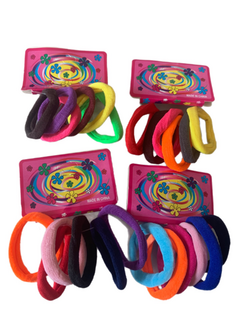 XUXINHA DE CABELO CORES MISTAS (TONS FORTES)- 6 UNIDADES