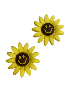 GIRASSOL EMBORRACHADO FELIZ (3,5CM)- 2 UNIDADES