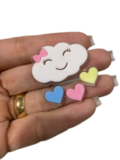 APLIQUE CHUVA DE AMOR (4CM)- UNIDADE