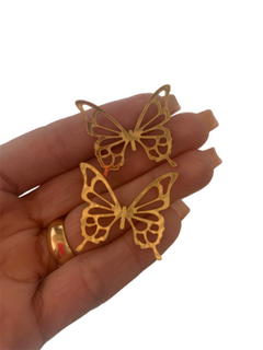 BORBOLETA VAZADA DOURADA MODELO III