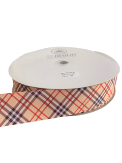 FITA SANDING XADREZ BURBERRY (38MM)- 3 METROS