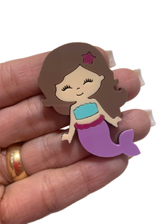 SEREIA CABELO CASTANHO (5CM) - UNIDADE