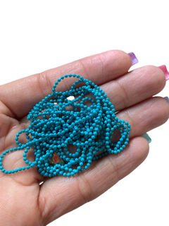 CORRENTE DE BOLINHA 1,5MM TIFFANY- 2 METROS