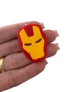 TAG PARA CHAVEIRO HOMEM DE FERRO (4CM)- UNIDADE