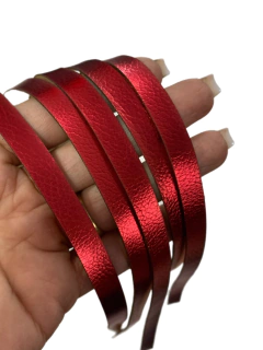 TIRA PARA ENCAPAR TIARA VERMELHA METALIZADA (1CMX38CM)- 5 UNIDADES