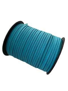 FIO DE CAMURÇA AZUL COURINO (3MM)- 2 METROS