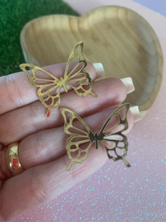 BORBOLETA VAZADA DOURADA MODELO III - comprar online