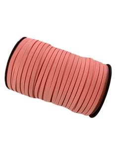 FIO DE CAMURÇA COURINO ROSA BEBÊ (5MM)- 2 METROS
